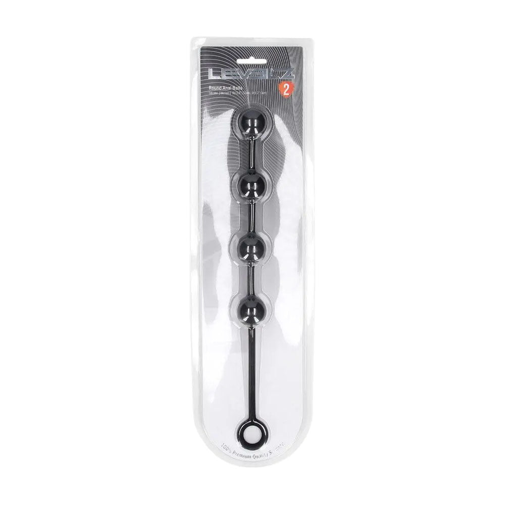 Levelz Round Silicone Medium Anal Balls 20mm Diameter 32cm Length – Premium Silicone Anal Balls > Anal Range > Anal Beads