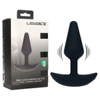 Levelz Classic – Vibrating Small Rechargeable Silicone Anal Plug - 9cm Black > Anal Range > Vibrating Butt Plugs