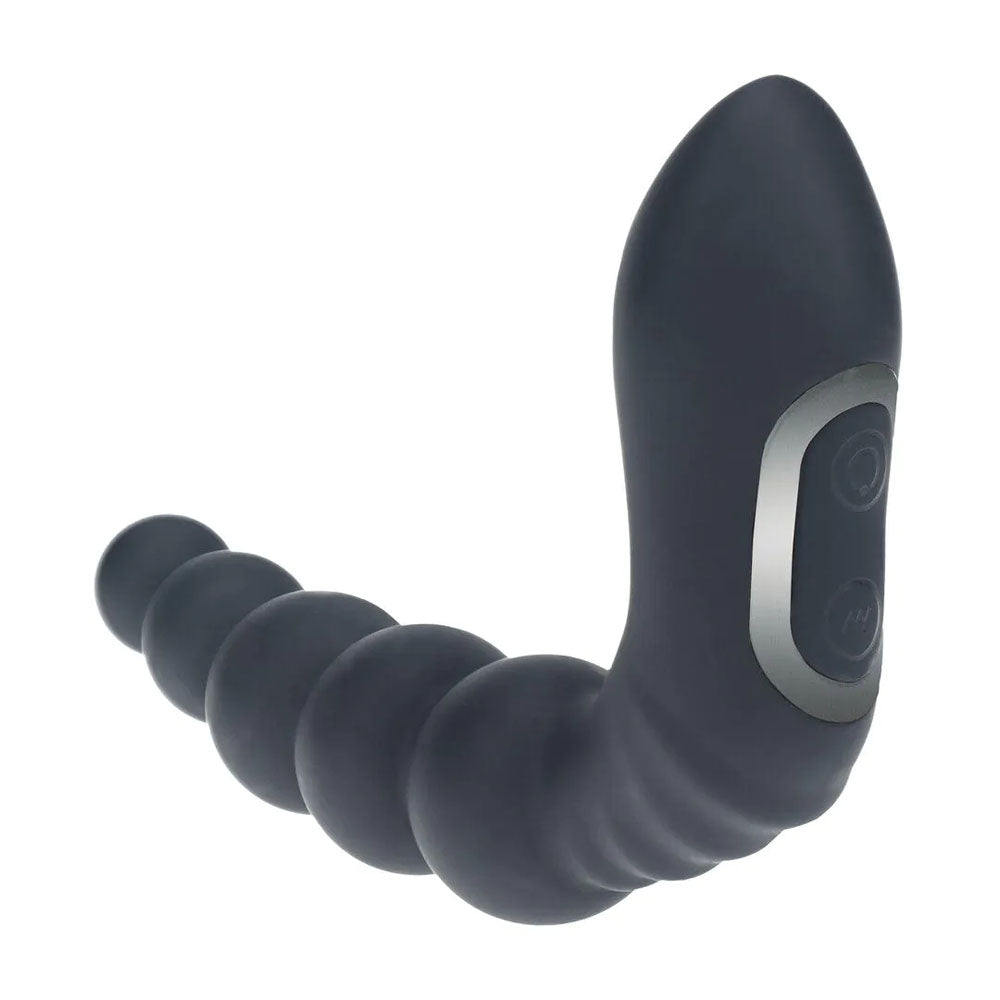 LEVELZ Rechargeable Beaded Prostate Massager – USB Rechargeable Heating and Vibrating Prostate Massager > Anal Range > Prostate Plugs