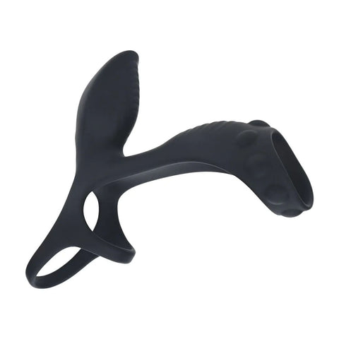 LEVELZ Vibrating Cock and Ball Ring with Shaft Loop – USB Rechargeable Vibrating Cock and Ball Ring Cock Rings Vibrating