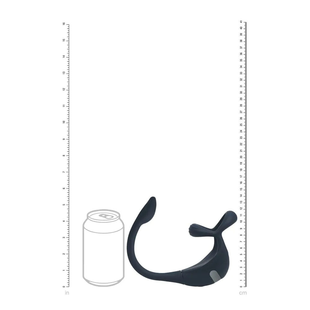 Levelz Remote-Controlled Vibrating Tri-O (Black) – USB Rechargeable Cock Ring and Prostate Stimulator > Anal Range > Prostate Plugs