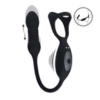 LEVELZ TriO (Black) – USB Rechargeable Vibrating and Thrusting Cock Ring with Prostate Stimulator > Anal Range > Prostate Plugs