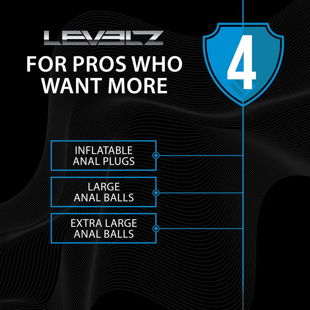 Levelz Ribbed Silicone Inflatable Anal Plug Expanding To 15 Cm > Anal Range > Tunnel and Stretchers