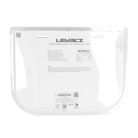 Levelz Beaded Inflatable Anal Plug – Inflatable Silicone Butt Plug Up to 12 cm > Anal Range > Tunnel and Stretchers