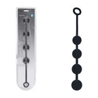 Levelz Large Round Silicone Anal Balls 40.5 cm Length 40 mm Diameter Black > Anal Range > Anal Beads