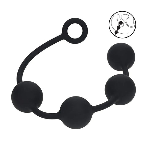 LEVELZ Round Anal Balls XL – Extra Large Silicone Anal Beads 46.5 cm Length 50 mm Diameter > Anal Range > Oversized Anal Toys