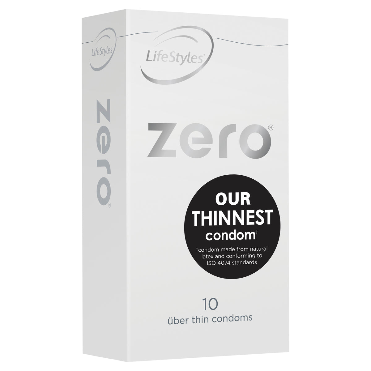 LifeStyles Zero Thin Lubricated Condoms – 52mm Condom 10 Pack > Essentials > Condoms