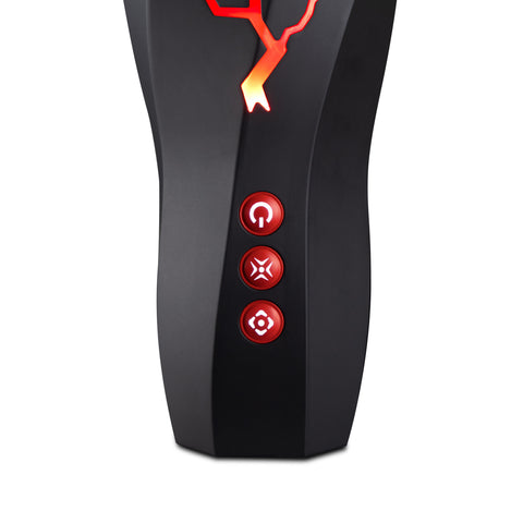 M for Men Storm (White) – Ribbed Masturbator Cup Vibrator with 7 Vibration Functions and Suction > Sex Toys For Men > Masturbators > Vibrating