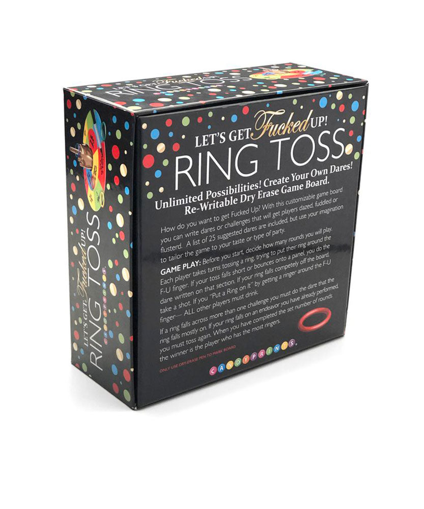 Lets Get Fucked Up Ring Toss Adult Party Game Games