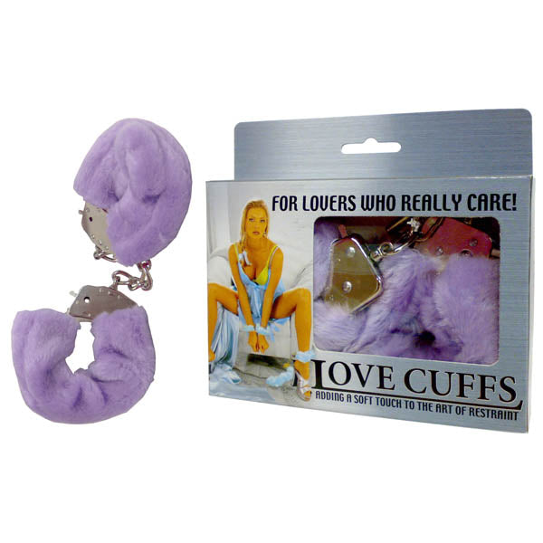 Love Cuffs - Fluffy Hand Cuffs - Purple Purple > Bondage Gear > Restraints