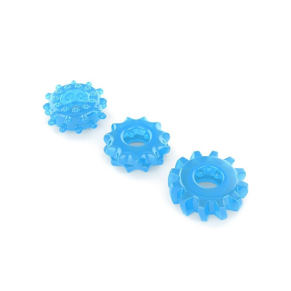 Lovetoy Glow In The Dark Lumino Cock Rings Set Of 3 > Cock Ring > Sets