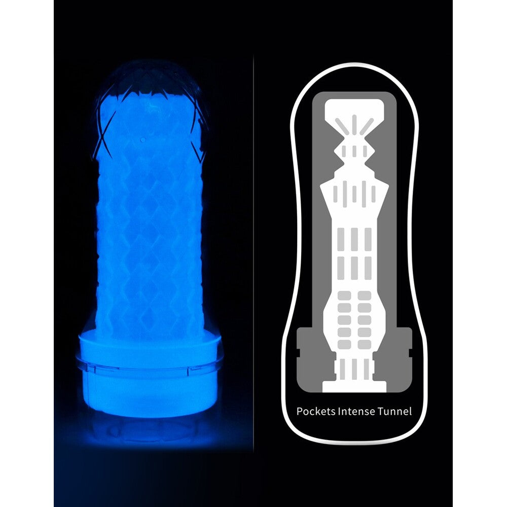Lovetoy Glow in the Dark Lumino Play – Glow in the Dark Masturbator Secondary image