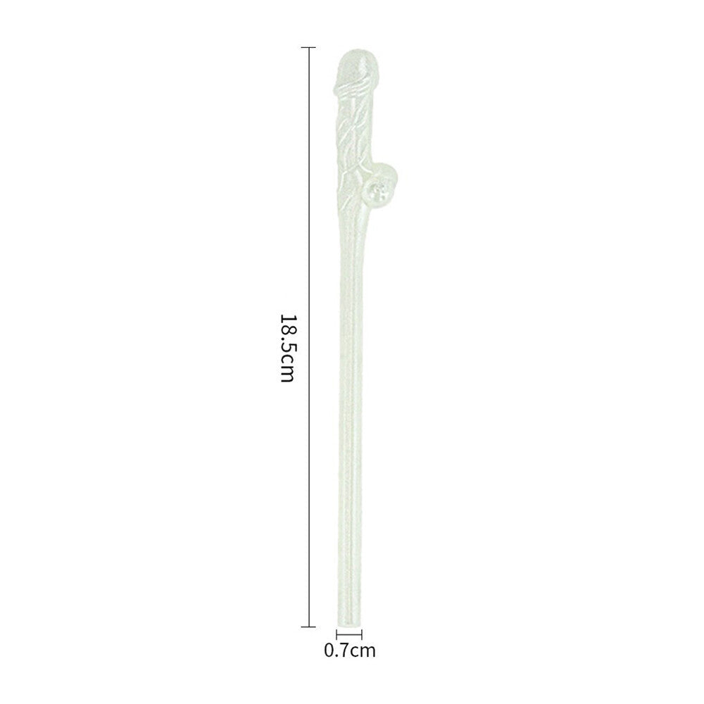Willy Straws Glow in the Dark 9 Pack – Glow in the Dark Straws Secondary image