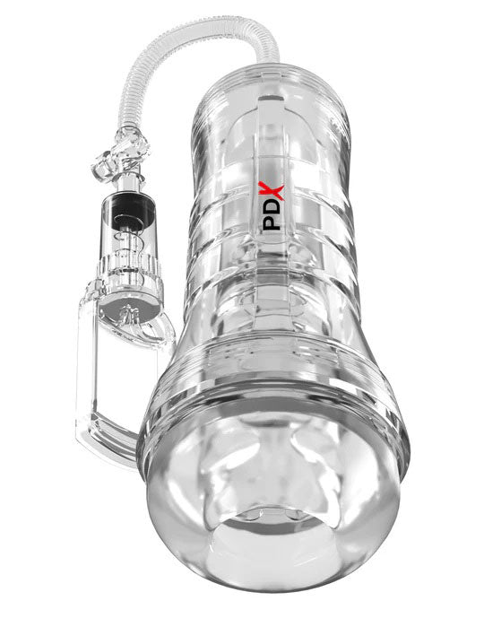 Pdx Elite Viewtube Vac XXL (Clear) – See-Through Ez-Grip Pump Stroker Secondary image