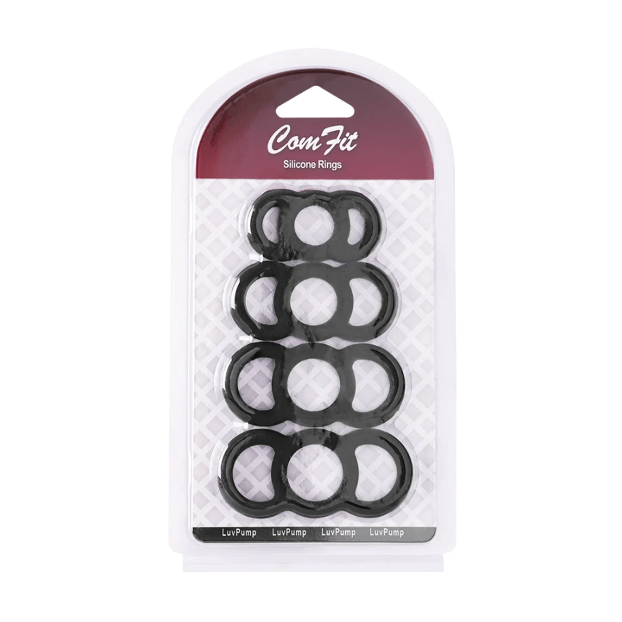 LuvPump ComFit Silicone Ring Set – Stretchy Durable Body-Safe Silicone Rings for Men Secondary image