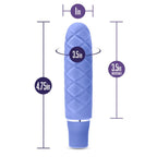 Luxe Cozi Mini Periwinkle - Compact Vibrating Silicone Toy > Vibrators > Finger Vibrators
