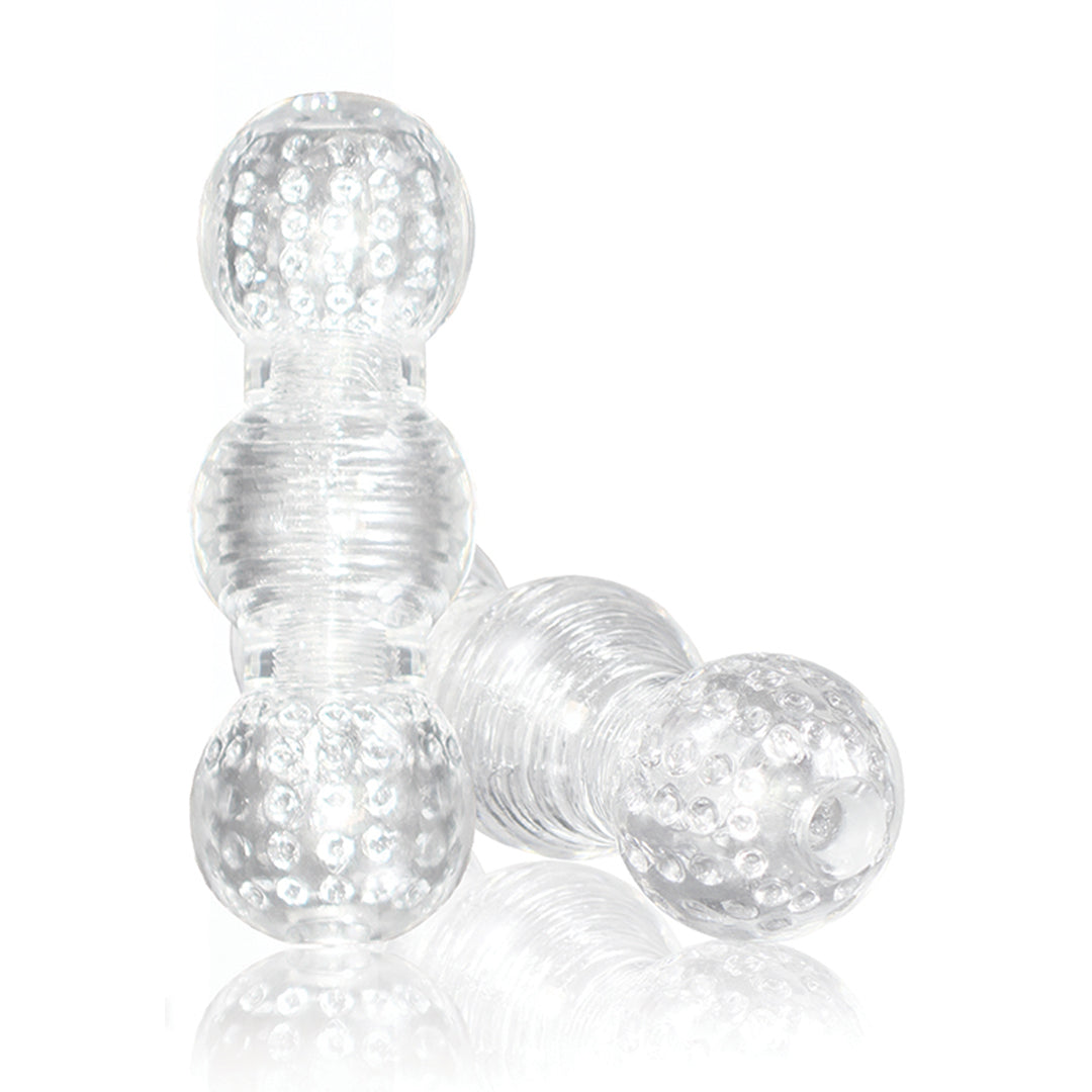 M for Men Master Stroker Clear 6 Inch Pocket Size Strokers - Manual