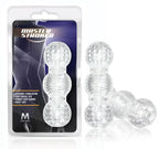 M for Men Master Stroker Clear 6 Inch Pocket Size > Sex Toys For Men > Masturbators > Manual