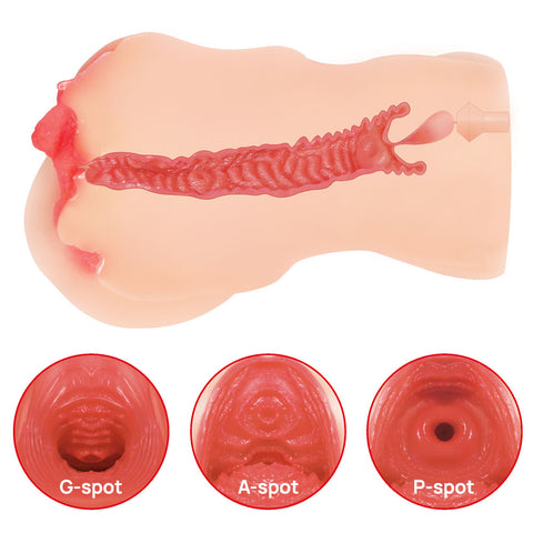 Maria Masturbator 3 Dual Layer Ultra Realistic Experience Strokers - Manual