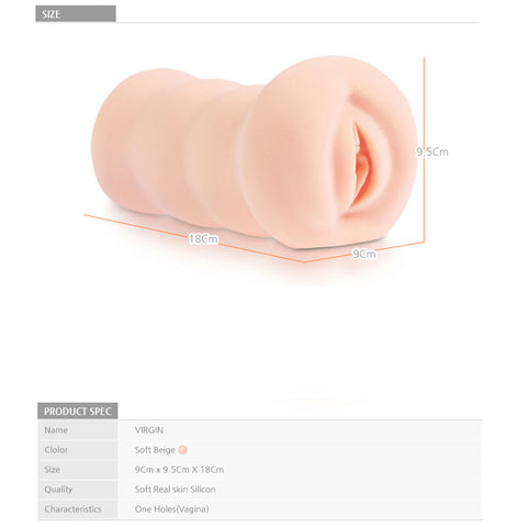 Masturbator Virgin Realistic Virgin Vagina Experience Strokers - Onahole