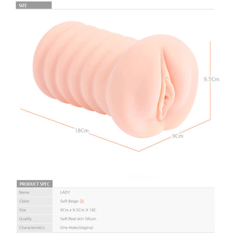 Masturbator Lady for Ultimate Realistic Pleasure Experience Strokers - Manual