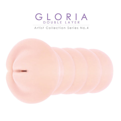 Masturbator Gloria Realistic Double Layer Pleasure Toy Strokers - Manual