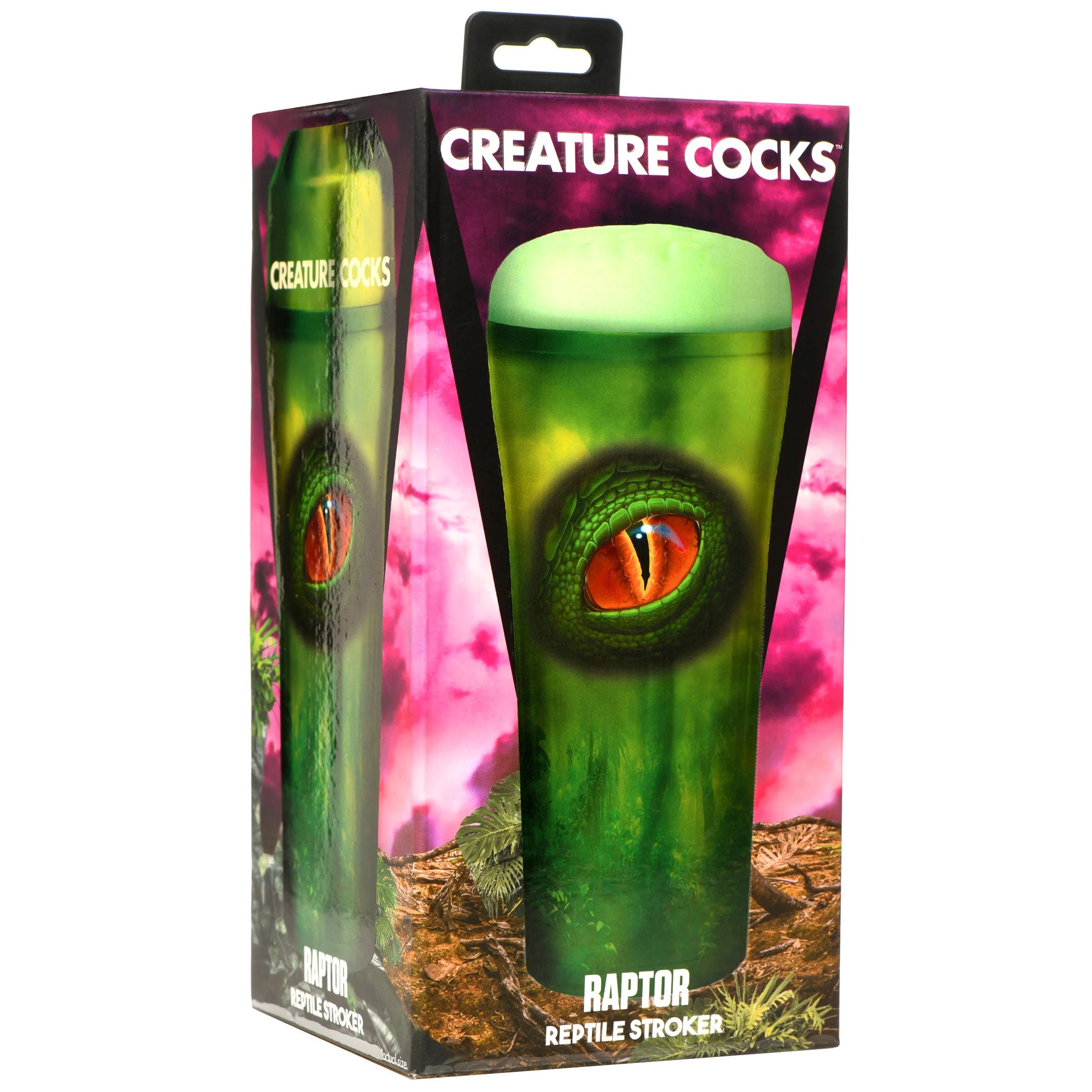 Creature Cocks Raptor Reptile Stroker Green Strokers - Fantasy