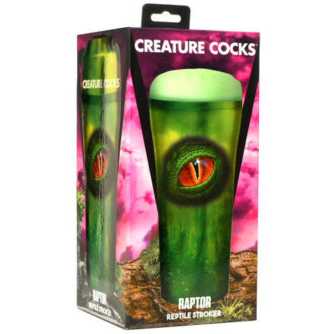 Creature Cocks Raptor Reptile Stroker Green Strokers - Fantasy