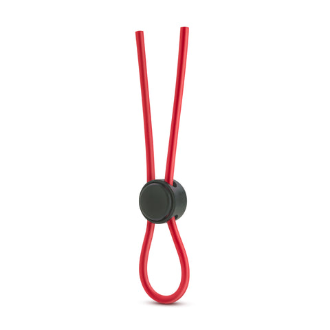 Stay Hard Silicone Loop Cock Ring in Red COCK RINGS