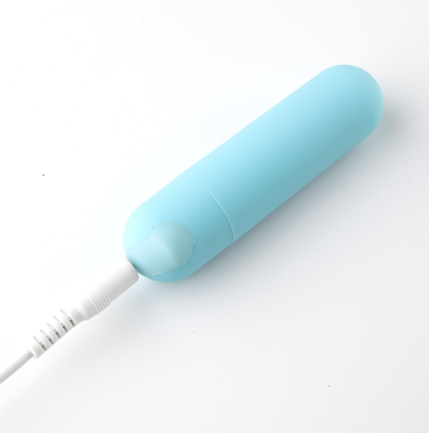 Maia Jayden - Blue USB Rechargeable Vibrating Cock & Ball Rings BULLETS