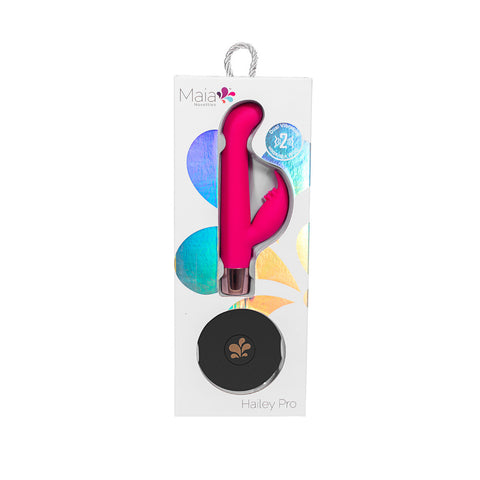 Maia Hailey Pro Rabbit Hot Pink Vibrator VIBRATORS-RABBIT