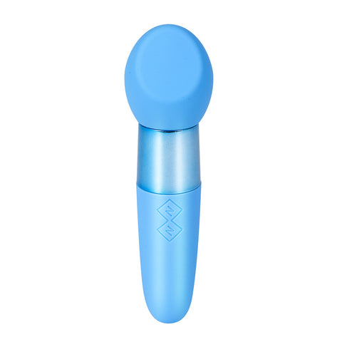 Rina Dual Motor Vibrator - Blue, 13cm Compact Design BULLETS