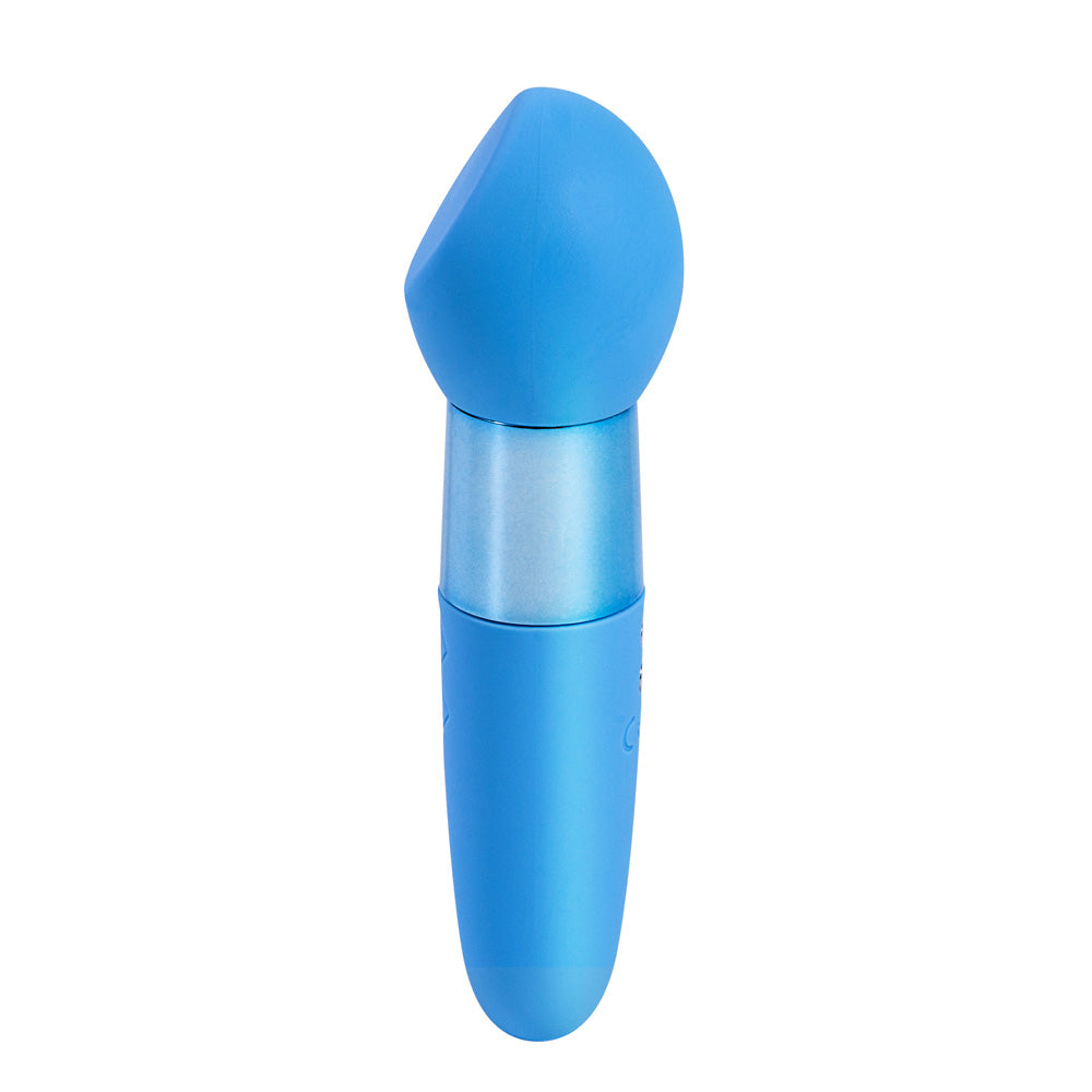 Rina Dual Motor Vibrator - Blue, 13cm Compact Design > Sex Toys > Mini Massagers