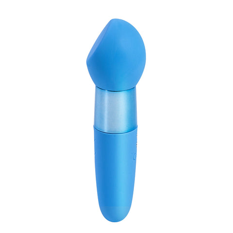 Rina Dual Motor Vibrator - Blue, 13cm Compact Design BULLETS