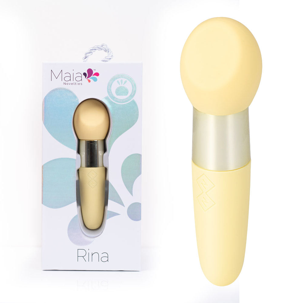 Rina Dual Motor Vibrator - Yellow 13 cm Compact Design Yellow > Vibrators > Standard Vibrators