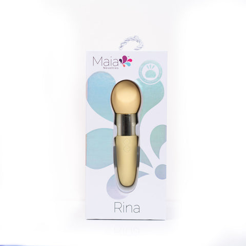 Rina Dual Motor Vibrator - Yellow 13 cm Compact Design Vibrators