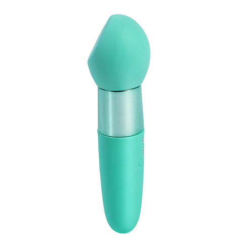 Rina Dual Motor Vibrator - Teal, 13 cm Stylish Pleasure BULLETS