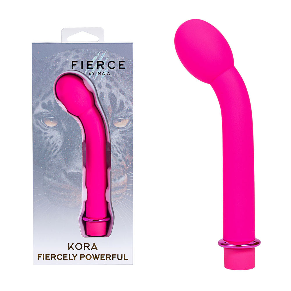 Maia KORA - 17.8 cm USB Rechargeable G-Spot Vibrator Pink VIBRATORS