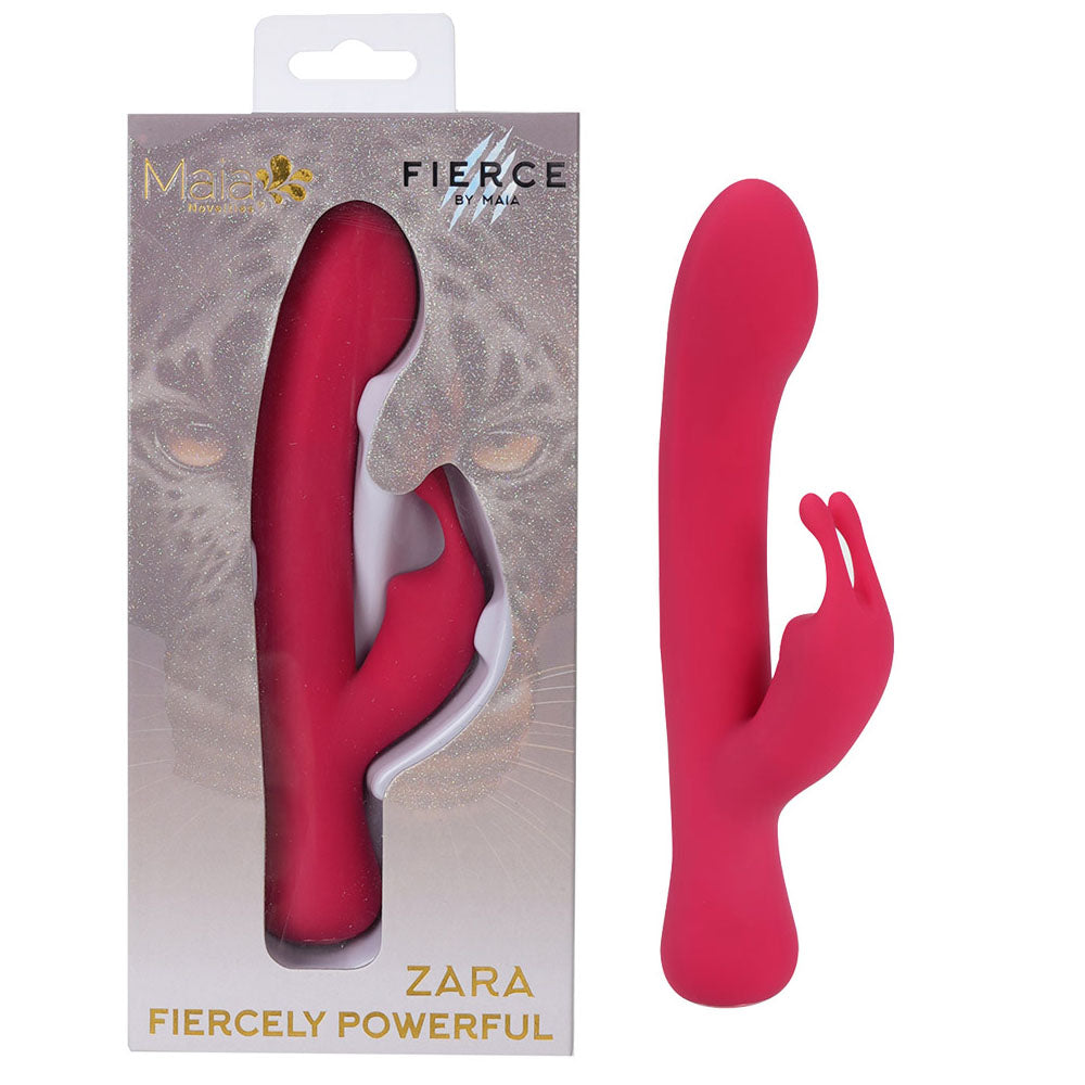 Maia Zara 17.1 Centimeter Rabbit Vibrator Red > Vibrators > Ladies > Rabbit