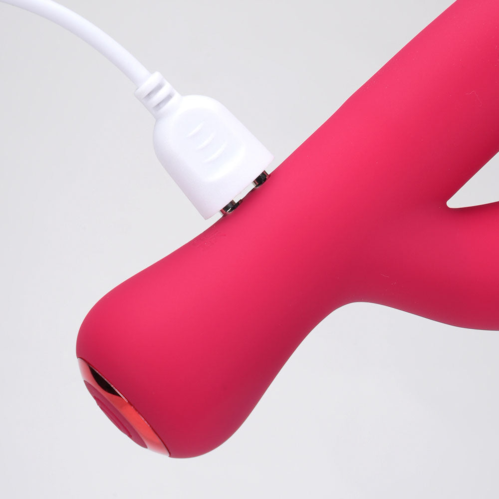 Maia Zara 17.1 Centimeter USB Rechargeable Rabbit Vibrator VIBRATORS-RABBIT