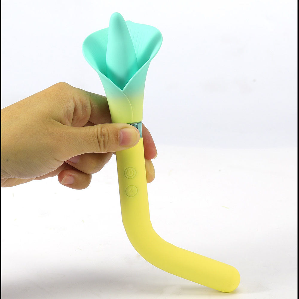 Maia Vala (Green) – USB Rechargeable Flower Vibrator VIBRATORS