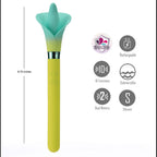 Maia Vala (Green) – USB Rechargeable Silicone Flower Vibrator 22.2 cm > Vibrators > Standard Vibrators