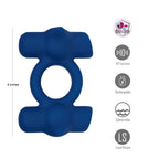 Maia Ronan USB Rechargeable Dual Vibrating Liquid Silicone Cock Ring > Cock Ring > Vibrating