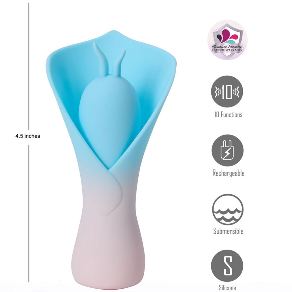 Maia Mina – USB Rechargeable Fluttering Flower Stimulator > Sex Toys For Ladies > Clitoral Vibrators and Stimulators