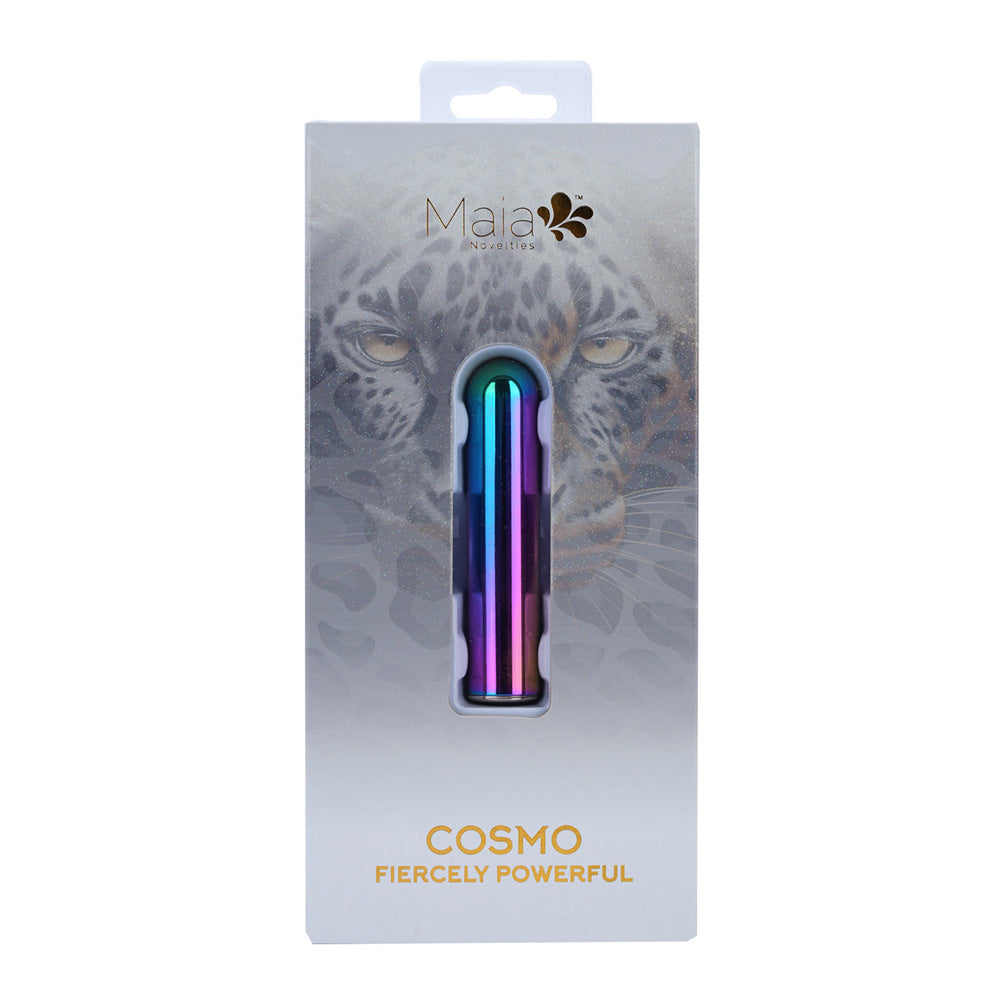 Maia COSMO Metallic Bullet Vibrator – 8.9cm USB Rechargeable > Vibrators > Mini Vibrators