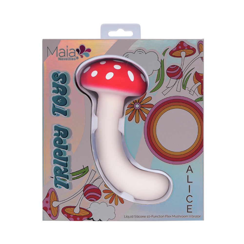 Maia Alice – USB Rechargeable Dual Motor Vibrating Mushroom 15.2 cm > Vibrators > Unconventional