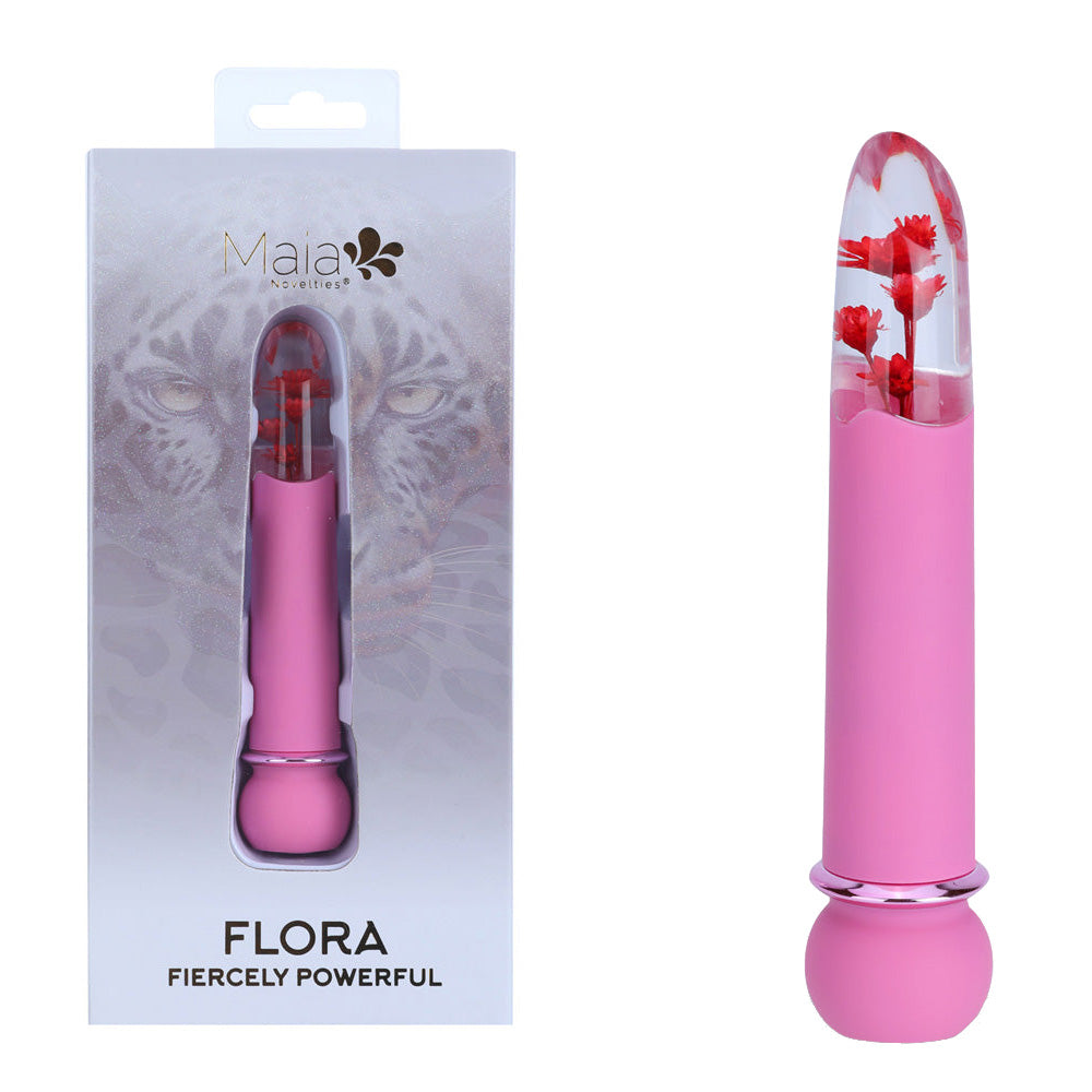 Maia FLORA – 12.7 cm USB Rechargeable Clitoral Vibrator