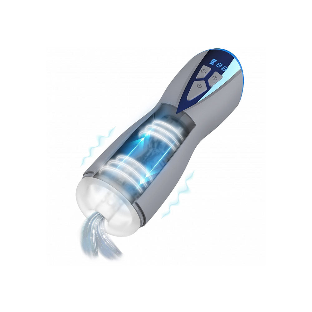 MASTURS Eloa – USB Rechargeable Sucking and Vibrating Auto Stroker > Sex Toys For Men > Masturbators > Vibrating