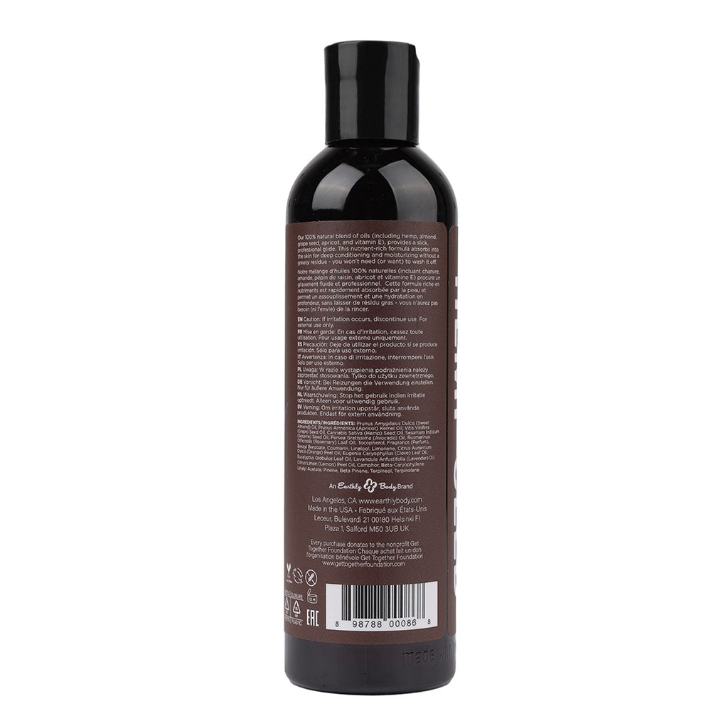 Hemp Seed Massage and Body Oil Lavender Scented 237ml Bottle > Essentials > Massage Oil