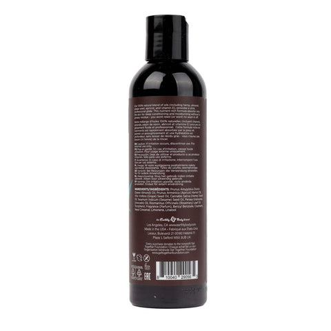 Hemp Seed Massage and Body Oil with Italian Bergamot Juniper Berries and White Wood 237 ml Massage Oil